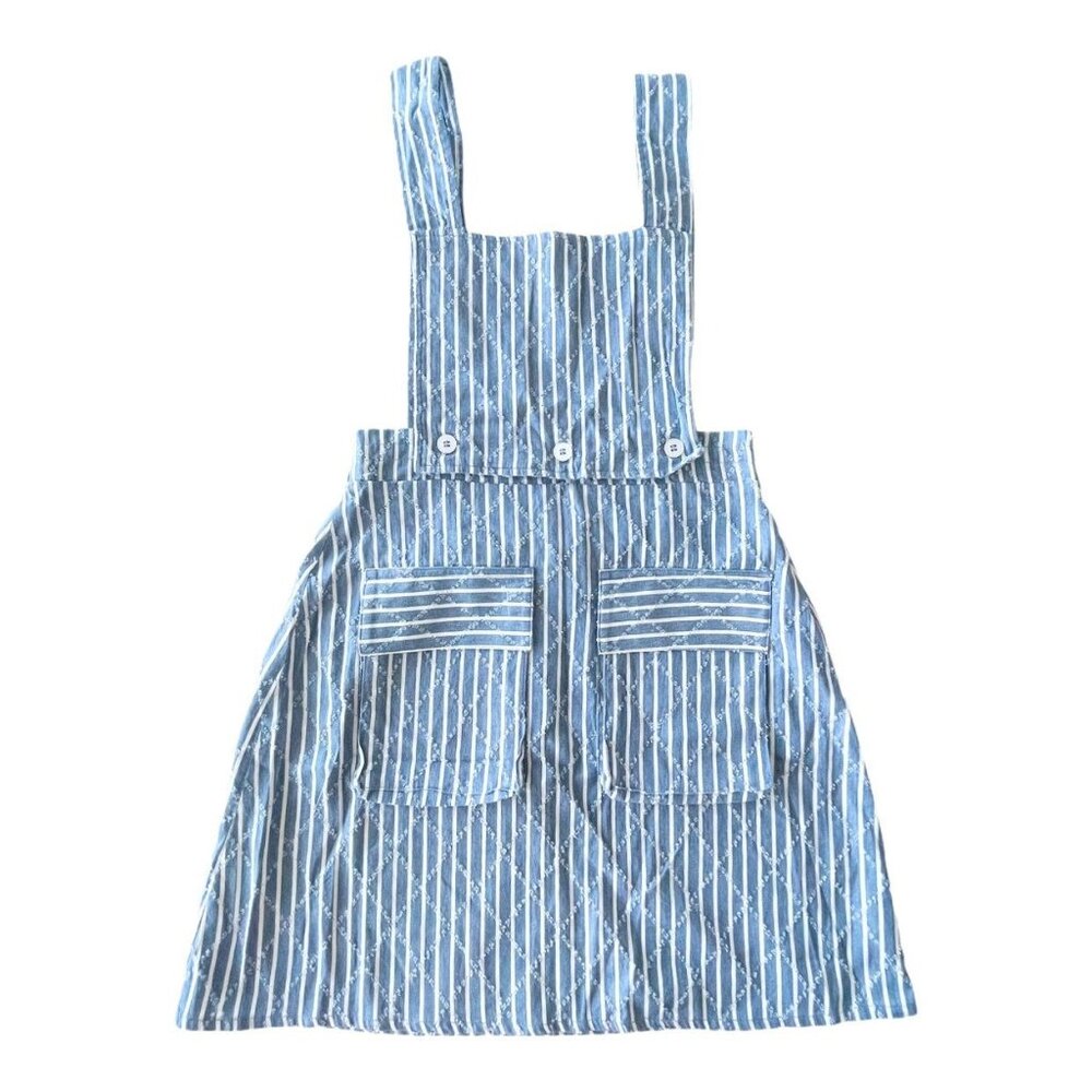 Fish & Kids 6-7y Indigo Apron Dress